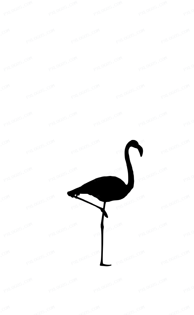 Flamingo Logo PNG with transparent background