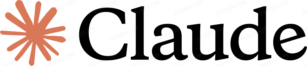 Claude Wordmark Logo PNG with transparent background