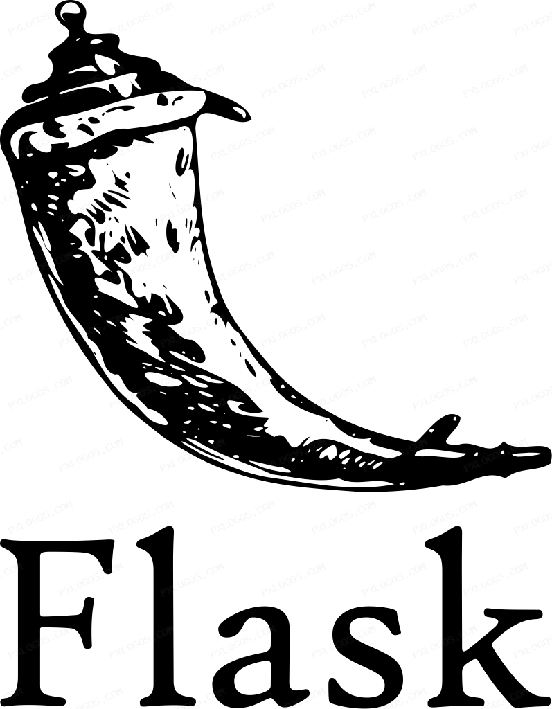 Flask Logo PNG with transparent background