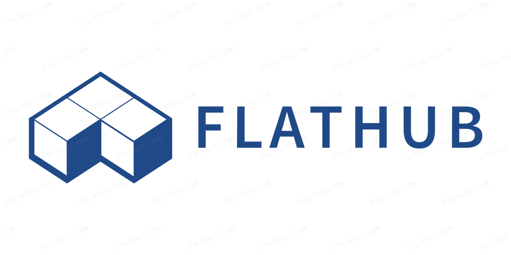 Flathub Wordmark Logo PNG with transparent background