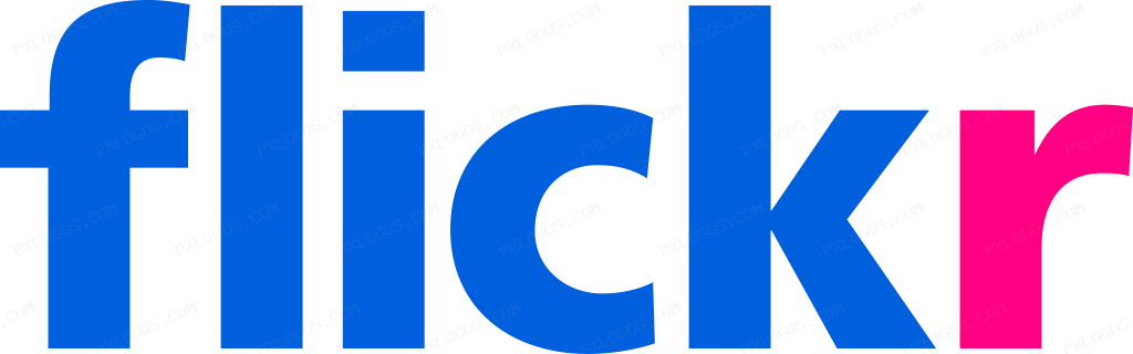 Flickr Wordmark Logo PNG with transparent background