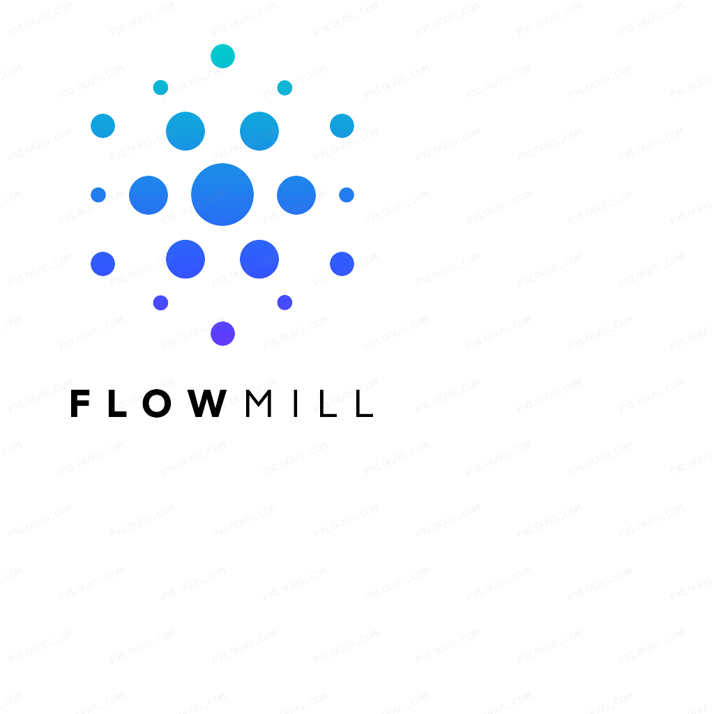 Flowmill Logo PNG with transparent background