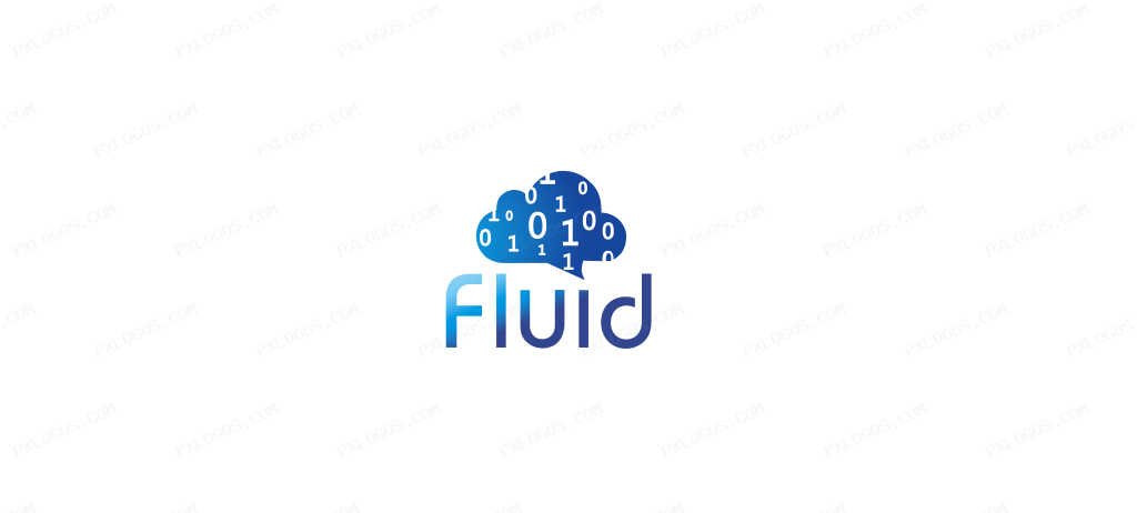 Fluid Logo PNG with transparent background