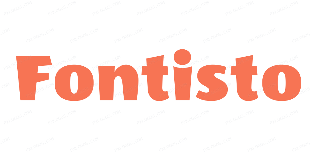 Fontisto Wordmark Logo PNG with transparent background