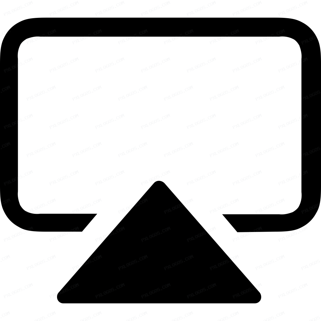 AirPlay Video Logo PNG with transparent background