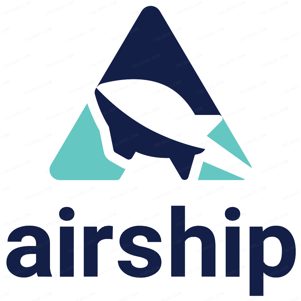 Airship Logo PNG with transparent background