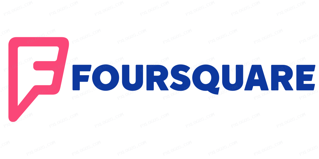 Foursquare Wordmark Logo PNG with transparent background