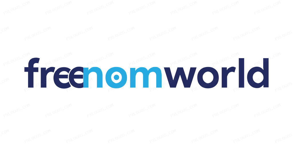 Freenomworld Wordmark Logo PNG with transparent background