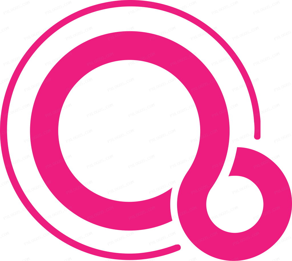 Fuchsia Logo PNG with transparent background