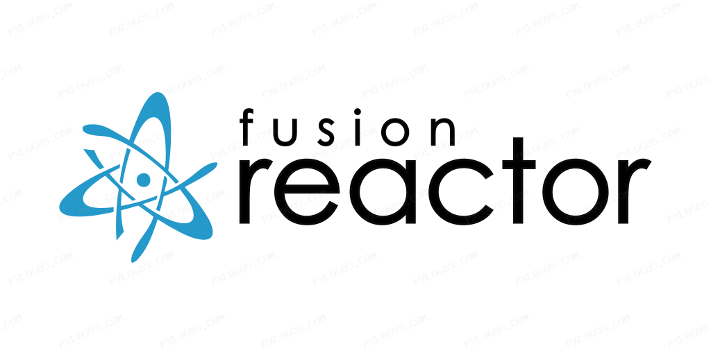 Fusion Reactor Wordmark Logo PNG with transparent background