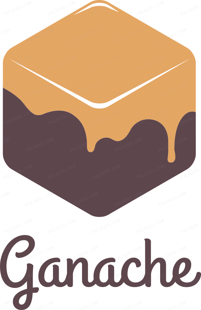 Ganache Wordmark Logo PNG with transparent background