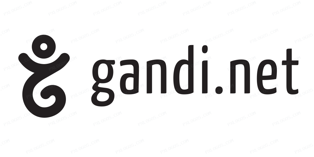 Gandi Wordmark Logo PNG with transparent background