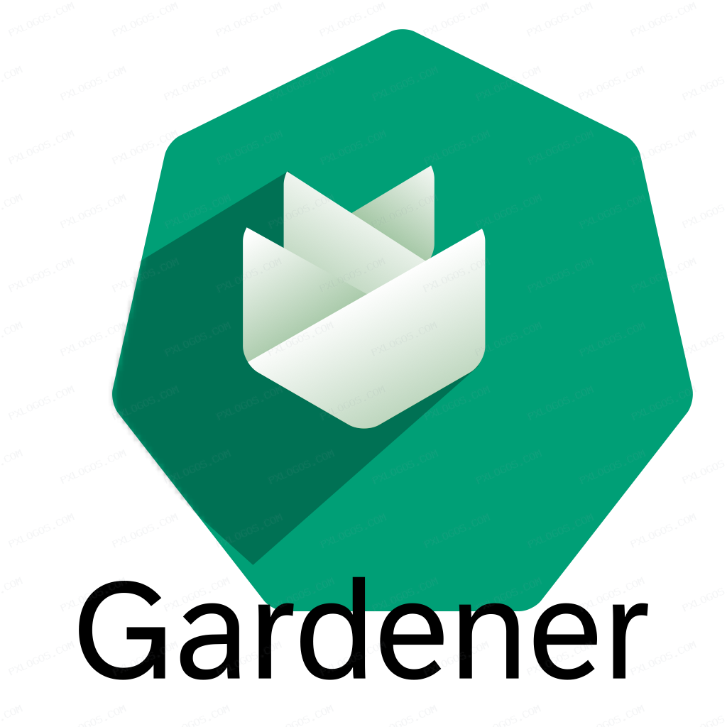Gardener Logo PNG with transparent background