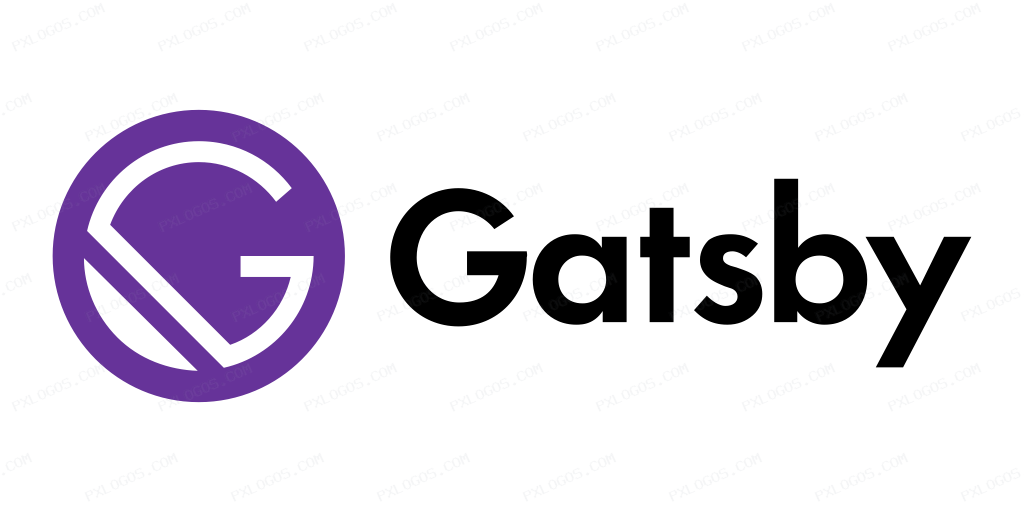 Gatsbyjs Wordmark Logo PNG with transparent background