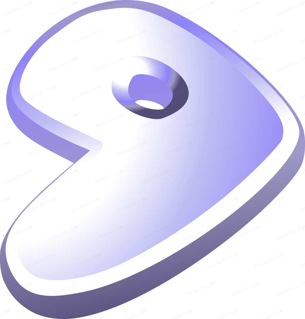 Gentoo Linux Logo PNG with transparent background