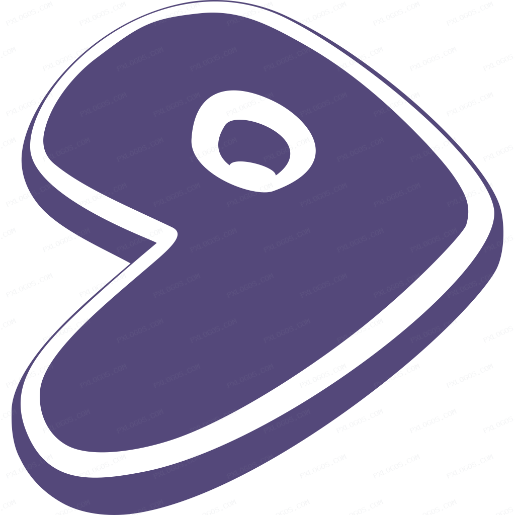 Gentoo Logo PNG with transparent background