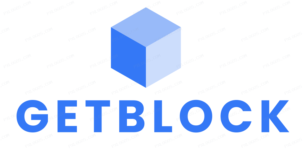 Getblockio Wordmark Logo PNG with transparent background