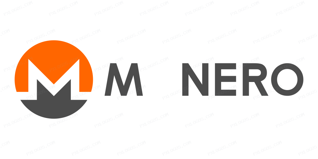 Getmonero Wordmark Logo PNG with transparent background