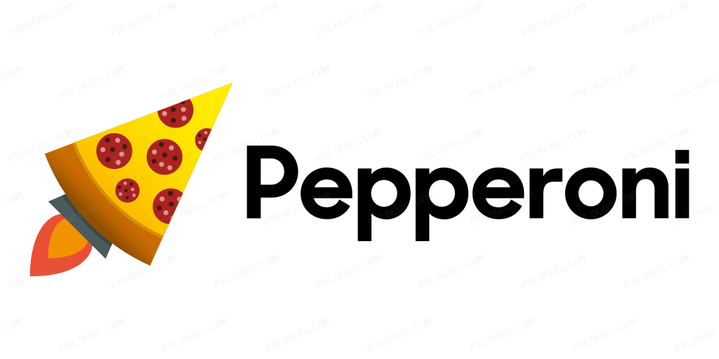 Getpepperoni Wordmark Logo PNG with transparent background