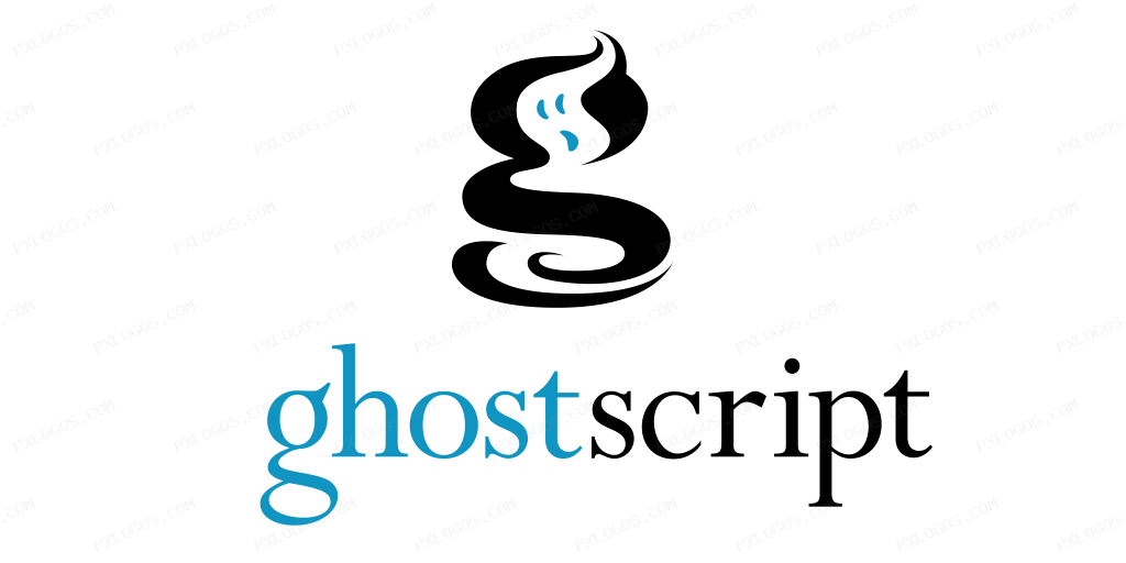 Ghostscript Wordmark Logo PNG with transparent background