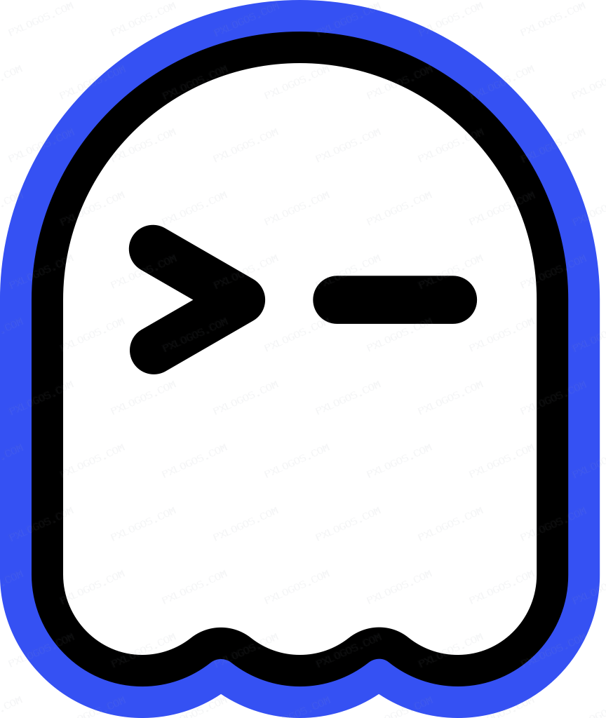 Ghostty Logo PNG with transparent background