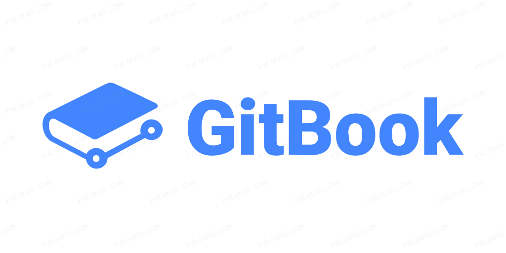 Gitbook Wordmark Logo PNG with transparent background