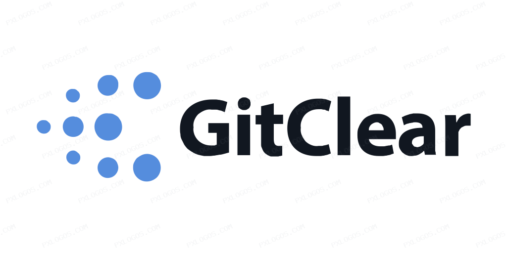 Gitclear Wordmark Logo PNG with transparent background