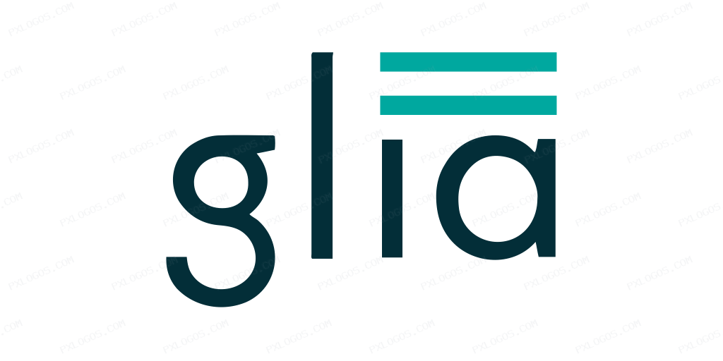 Glia Wordmark Logo PNG with transparent background