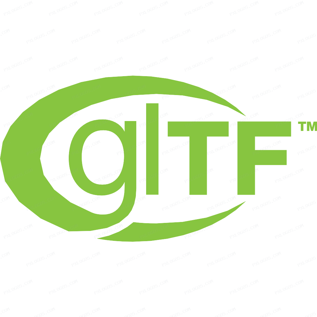 glTF Logo PNG with transparent background