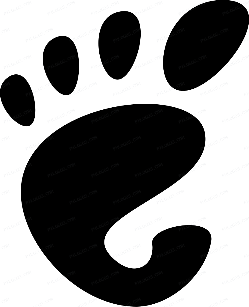 Gnome Logo PNG with transparent background