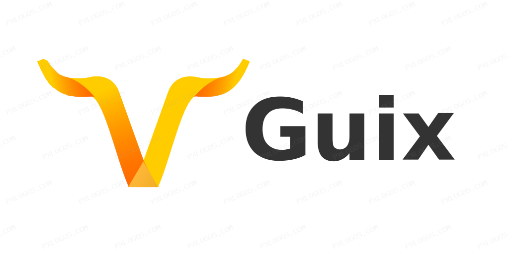 Gnu Guix Wordmark Logo PNG with transparent background