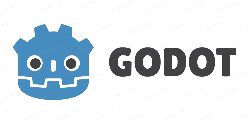 Godotengine Wordmark Logo PNG with transparent background