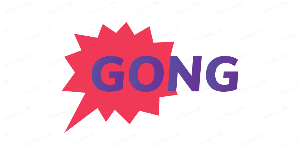 Gongio Wordmark Logo PNG with transparent background