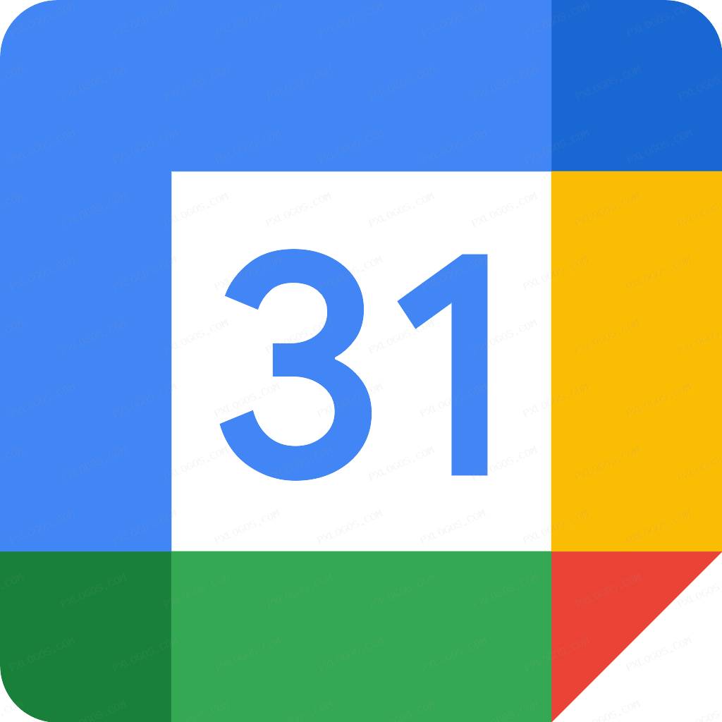 Google Calendar Logo PNG with transparent background