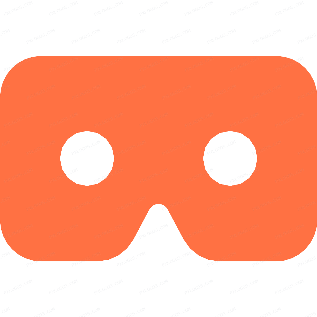 Google Cardboard Logo PNG with transparent background