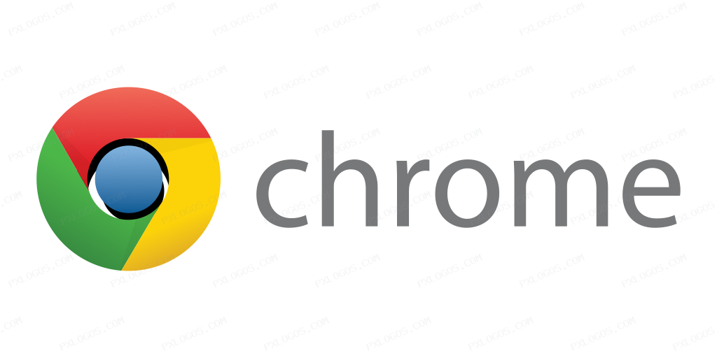 Google Chrome Wordmark Logo PNG with transparent background
