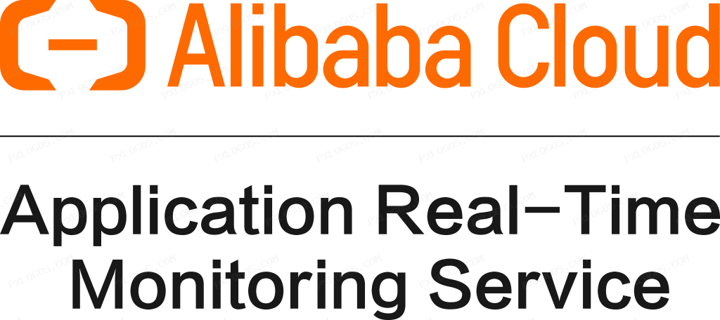 Alibaba Cloud Application Real Time Service Logo PNG with transparent background