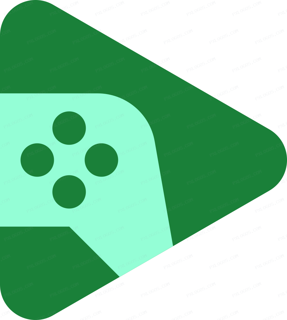 Google Play Games Logo PNG with transparent background