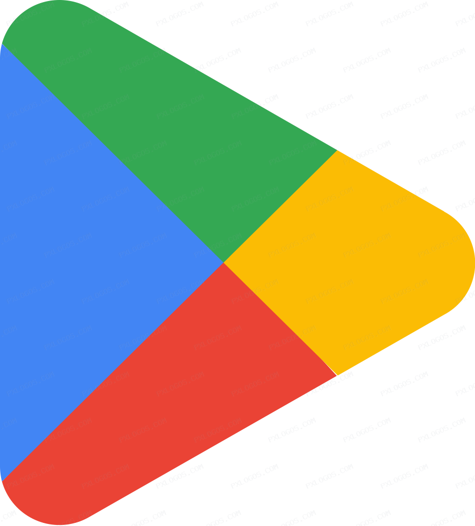 Google Play Logo PNG with transparent background
