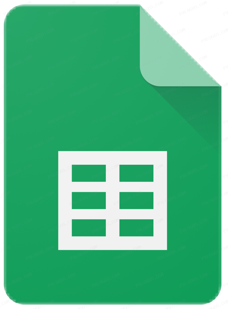 Google Sheets Logo PNG with transparent background