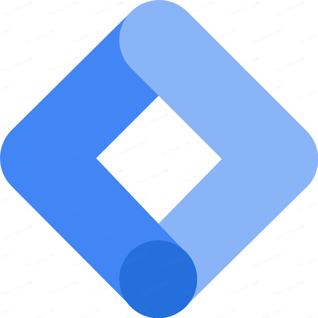 Google Tag Manager Logo PNG with transparent background