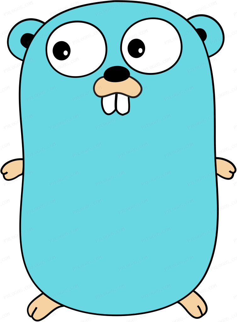Gopher Logo PNG with transparent background