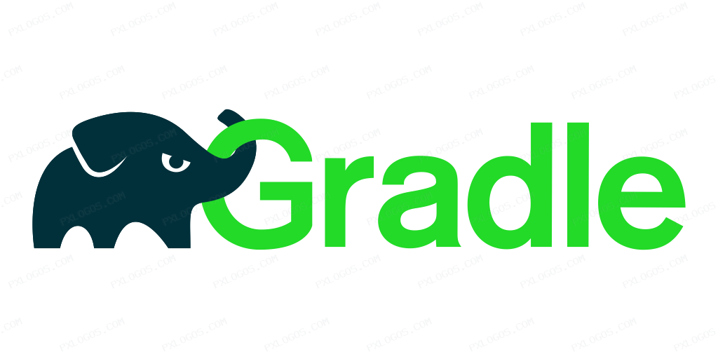 Gradle Wordmark Logo PNG with transparent background