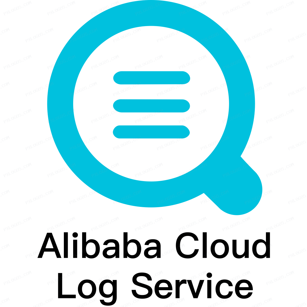 Alibaba Cloud Log Service Logo PNG with transparent background