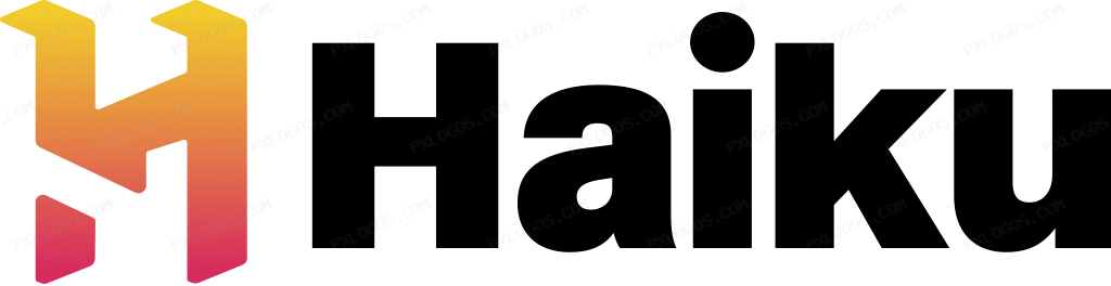 Haiku Wordmark Logo PNG with transparent background
