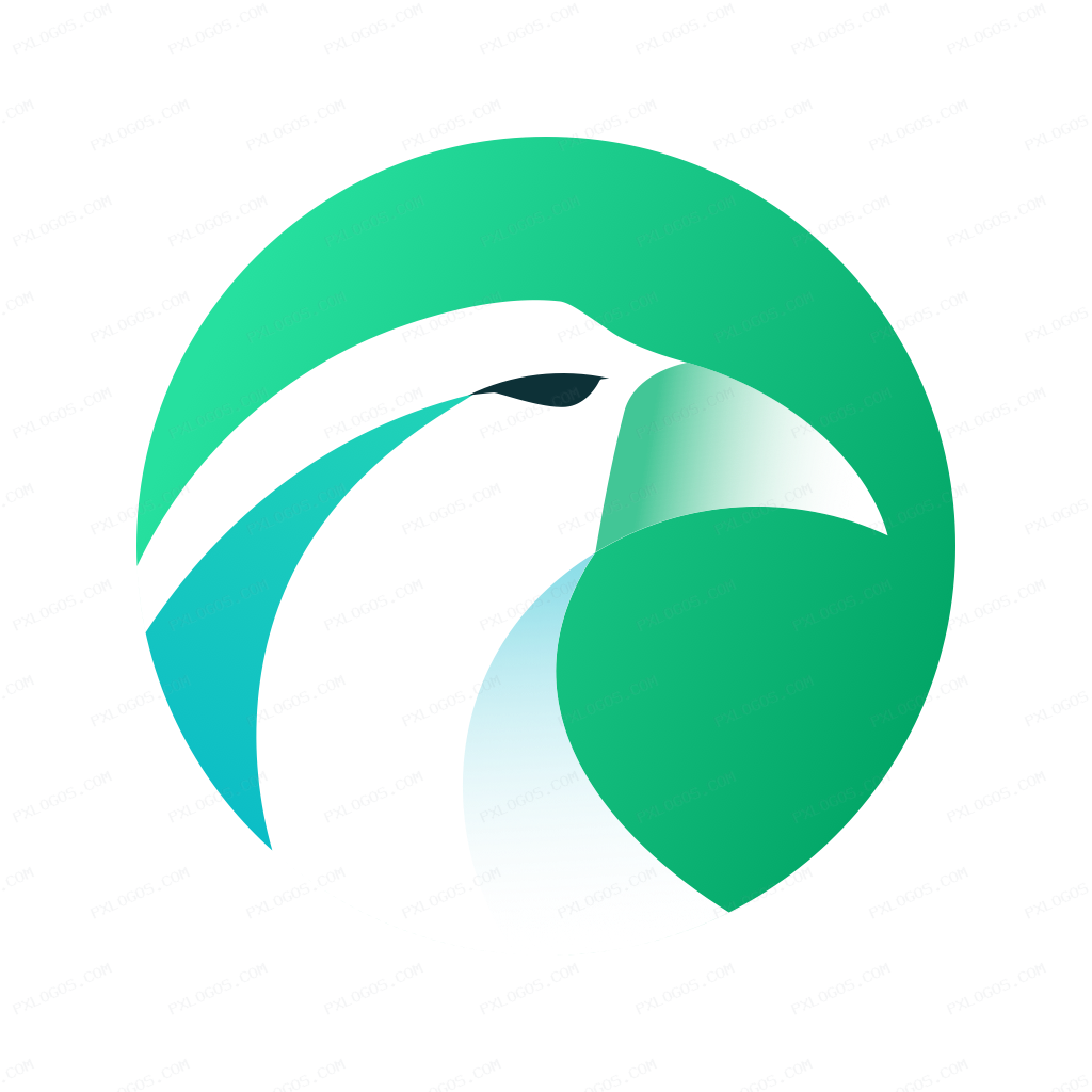 Hawk Logo PNG with transparent background