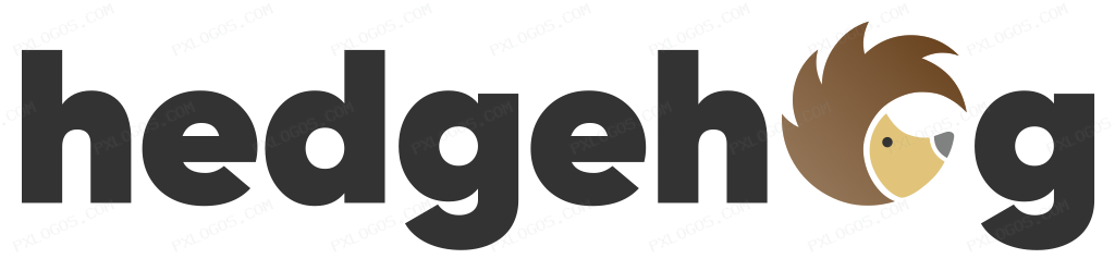 Hedgehog Logo PNG with transparent background