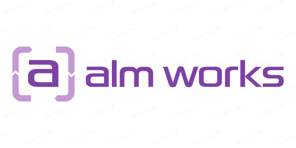 Almworks Wordmark Logo PNG with transparent background