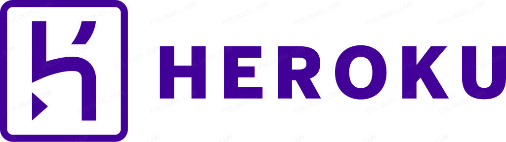 Heroku Wordmark Logo PNG with transparent background