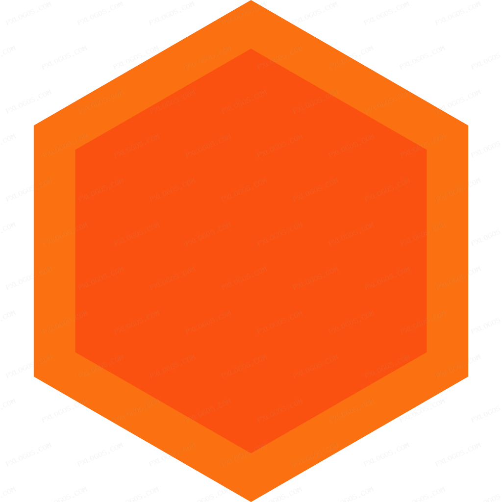 Hexbin Logo PNG with transparent background